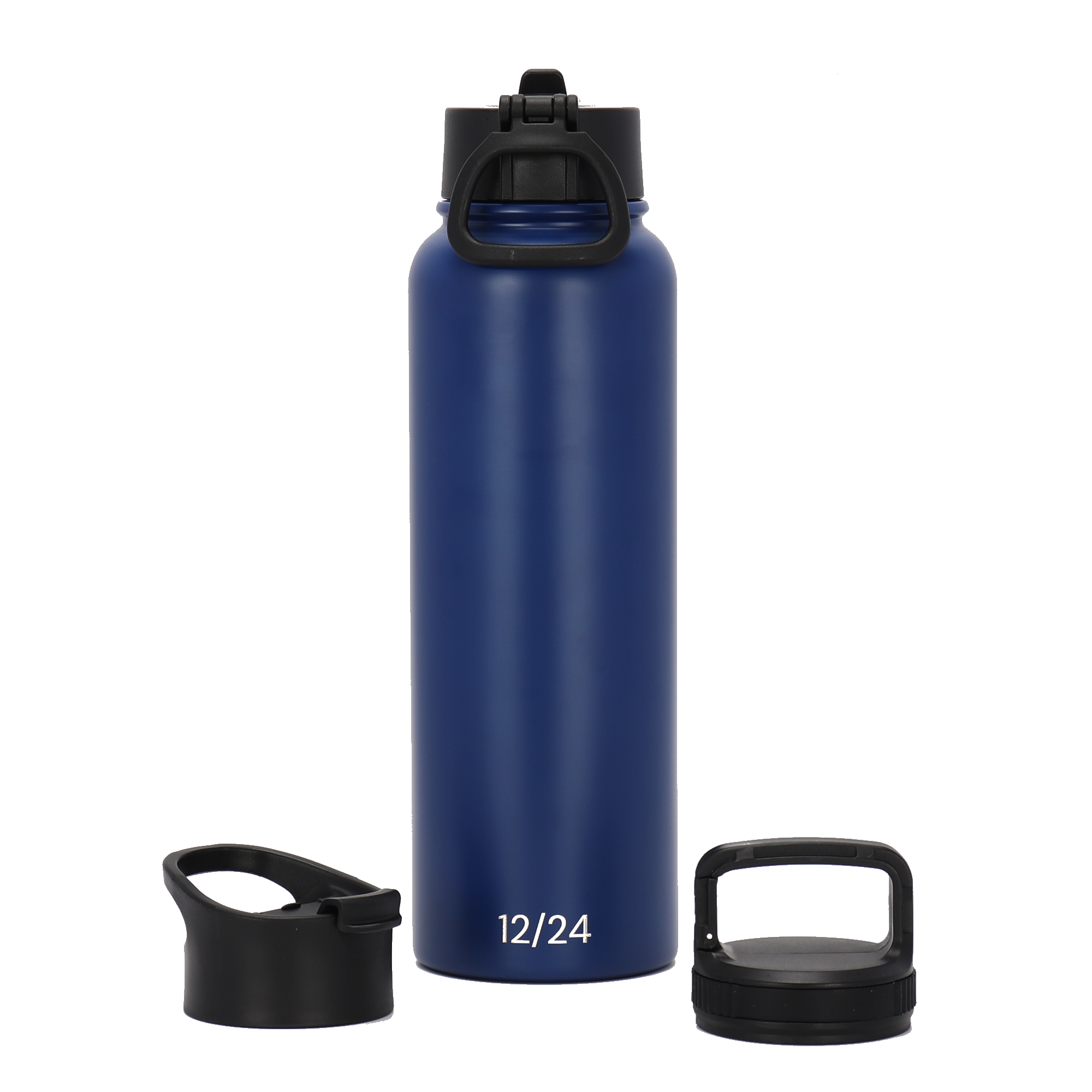 THIRSTWORKS Vacuum Insulated Sports Water Bottles 40 OZ Blue